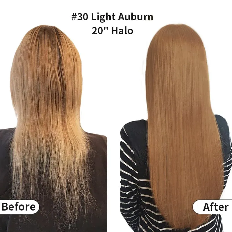 Hair Extensions Halo, 16-22", Full Volume All Shades