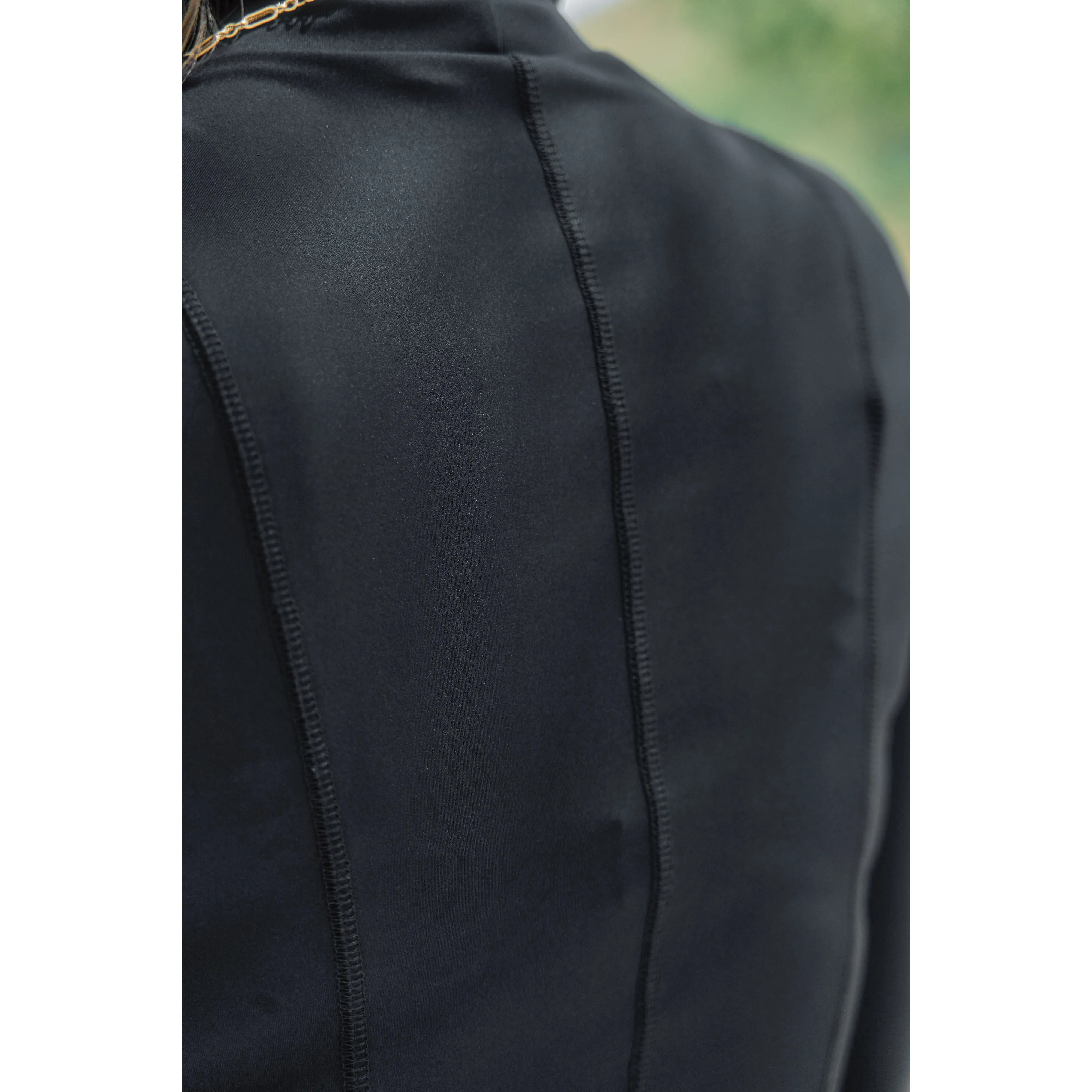 Haley | The Turtleneck Sun Shirt | Black