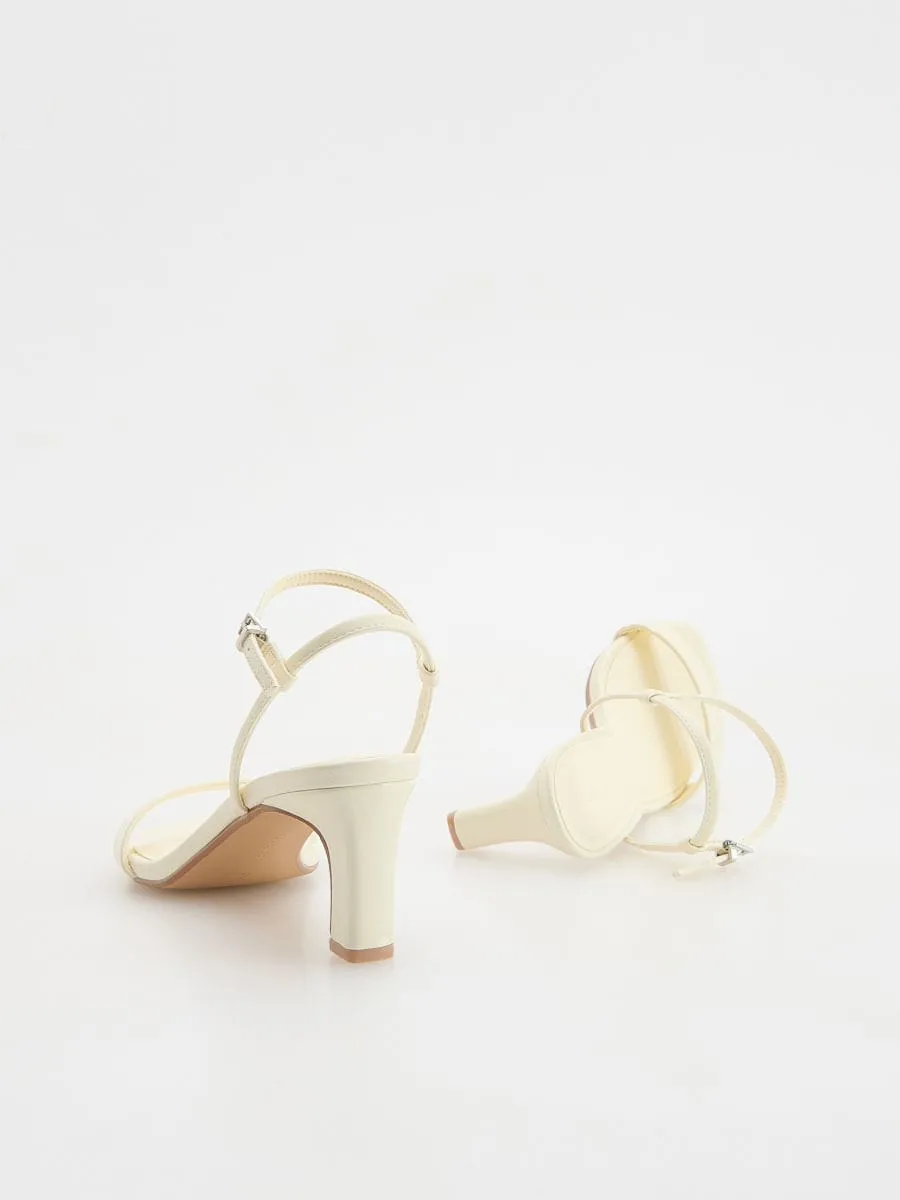 Heeled sandals