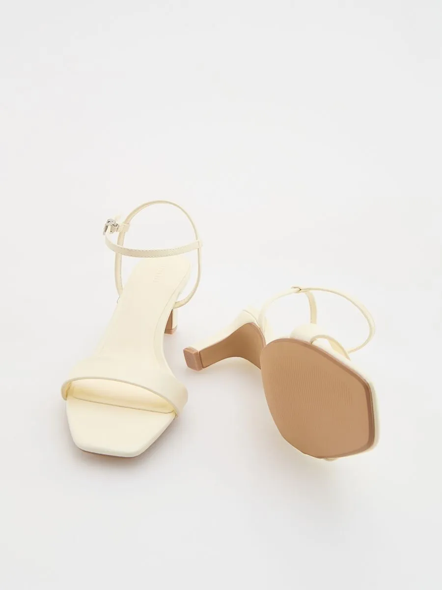 Heeled sandals