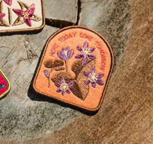 Hepatica Iron On Patch