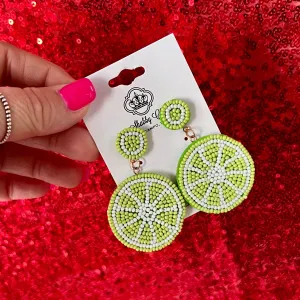 Hold the Lime Earrings