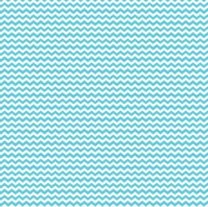 Island Blue Mini Chevron Printed Vinyl