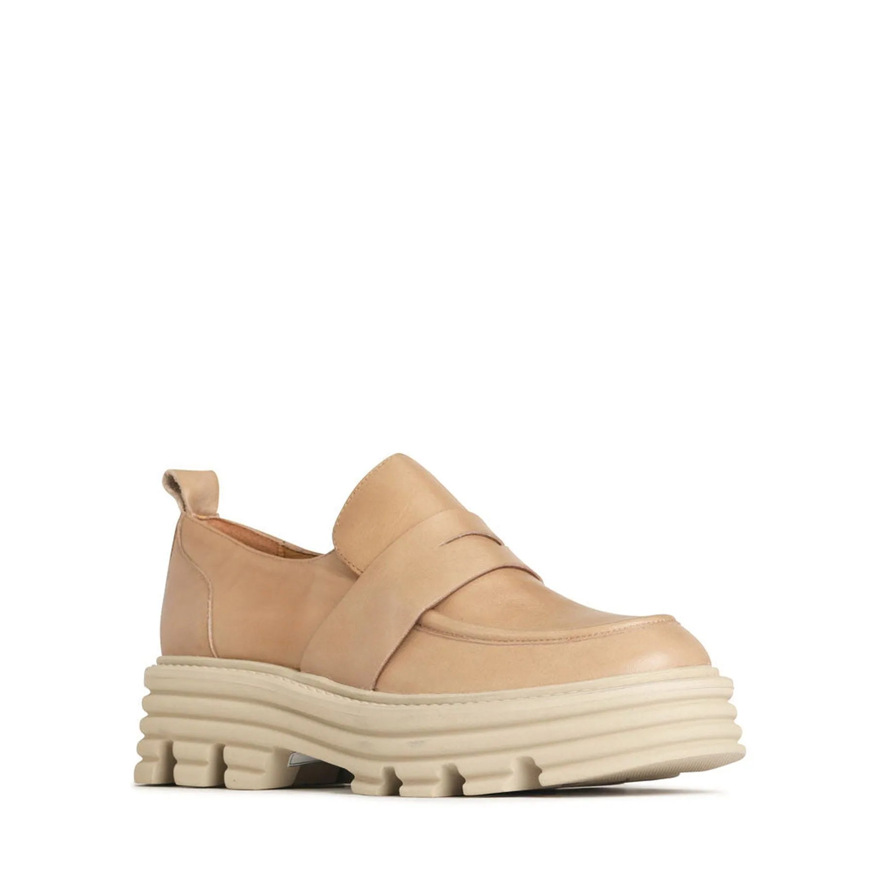 JANIA LEATHER CHUNKY LOAFERS