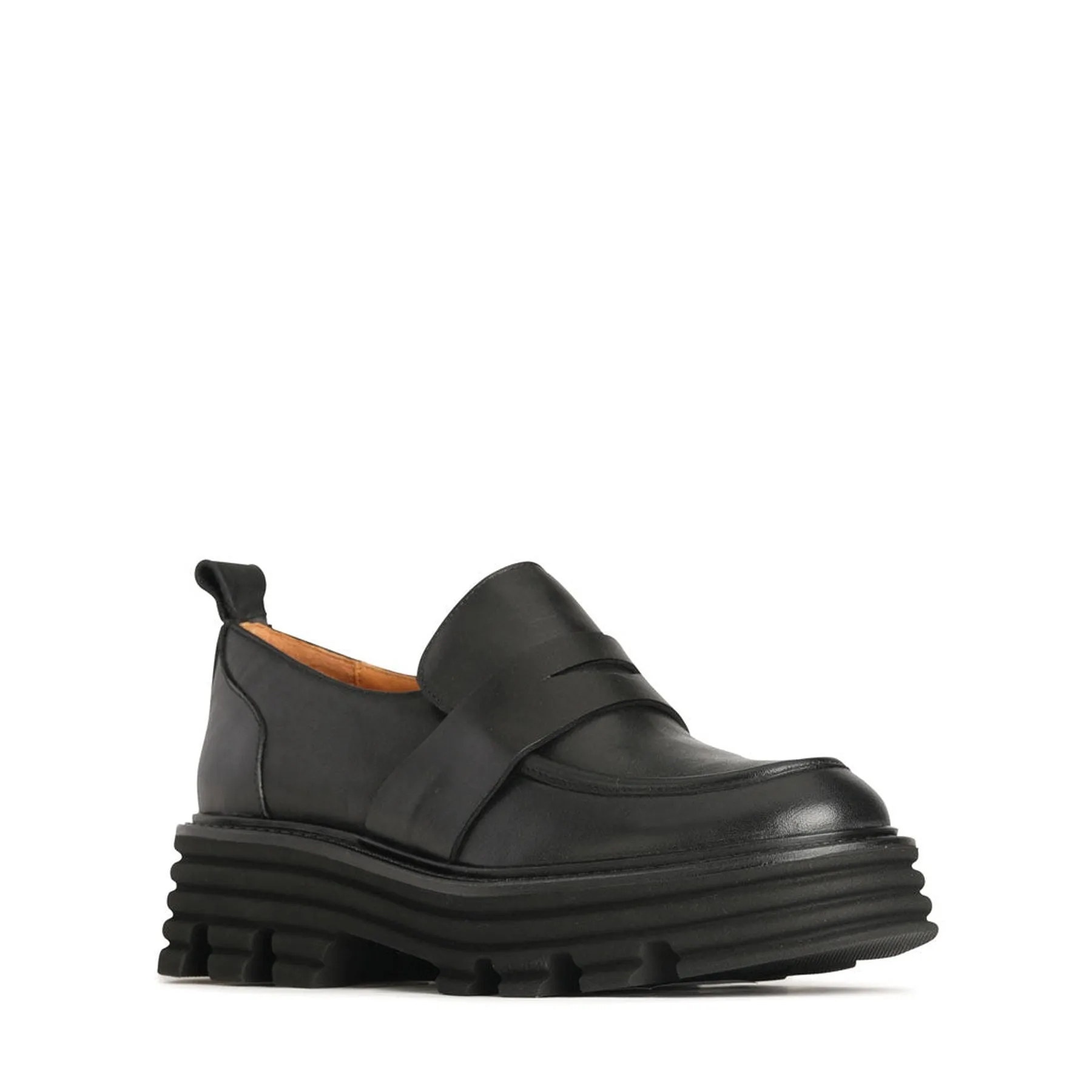JANIA LEATHER CHUNKY LOAFERS