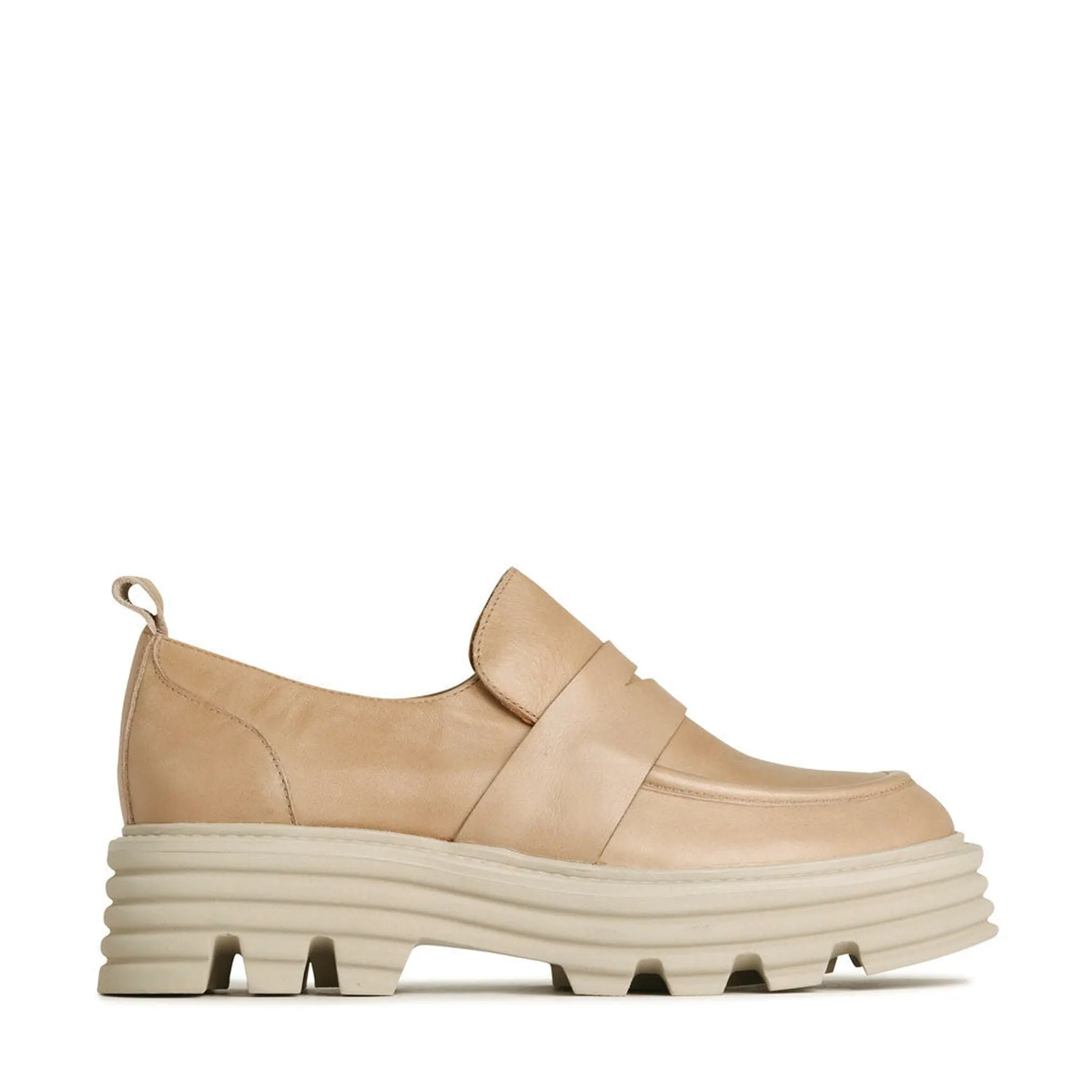JANIA LEATHER CHUNKY LOAFERS