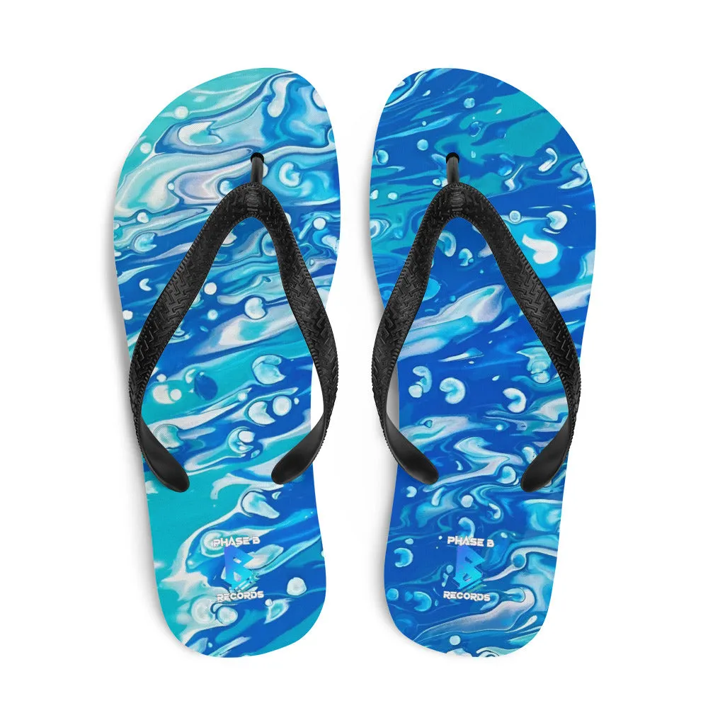 Jess Lewis Seafoam Flip-Flops - Free Delivery! Rock / Mathrock / Progressive / Jazz Fusion - Alternative Apparel and Merch Only from Phase B Records.