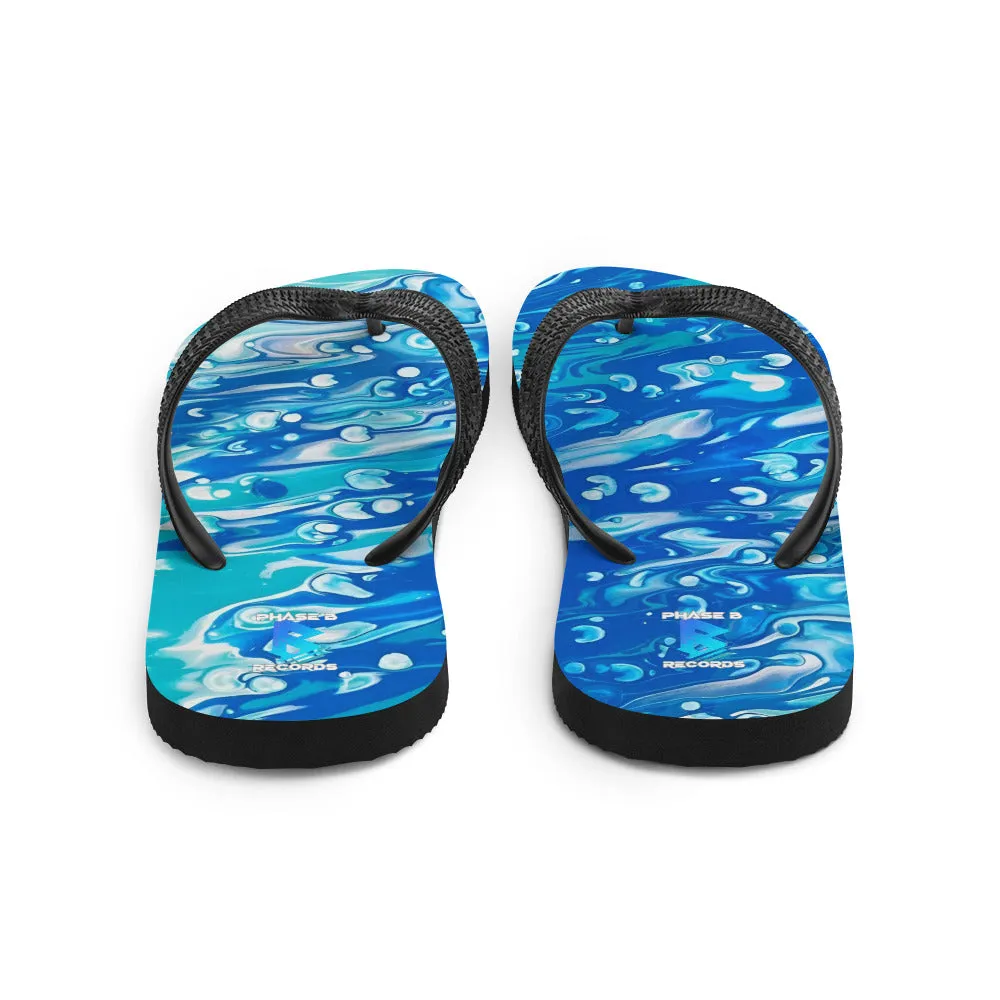 Jess Lewis Seafoam Flip-Flops - Free Delivery! Rock / Mathrock / Progressive / Jazz Fusion - Alternative Apparel and Merch Only from Phase B Records.