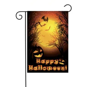 Jetlifee Happy Halloween Garden Flag