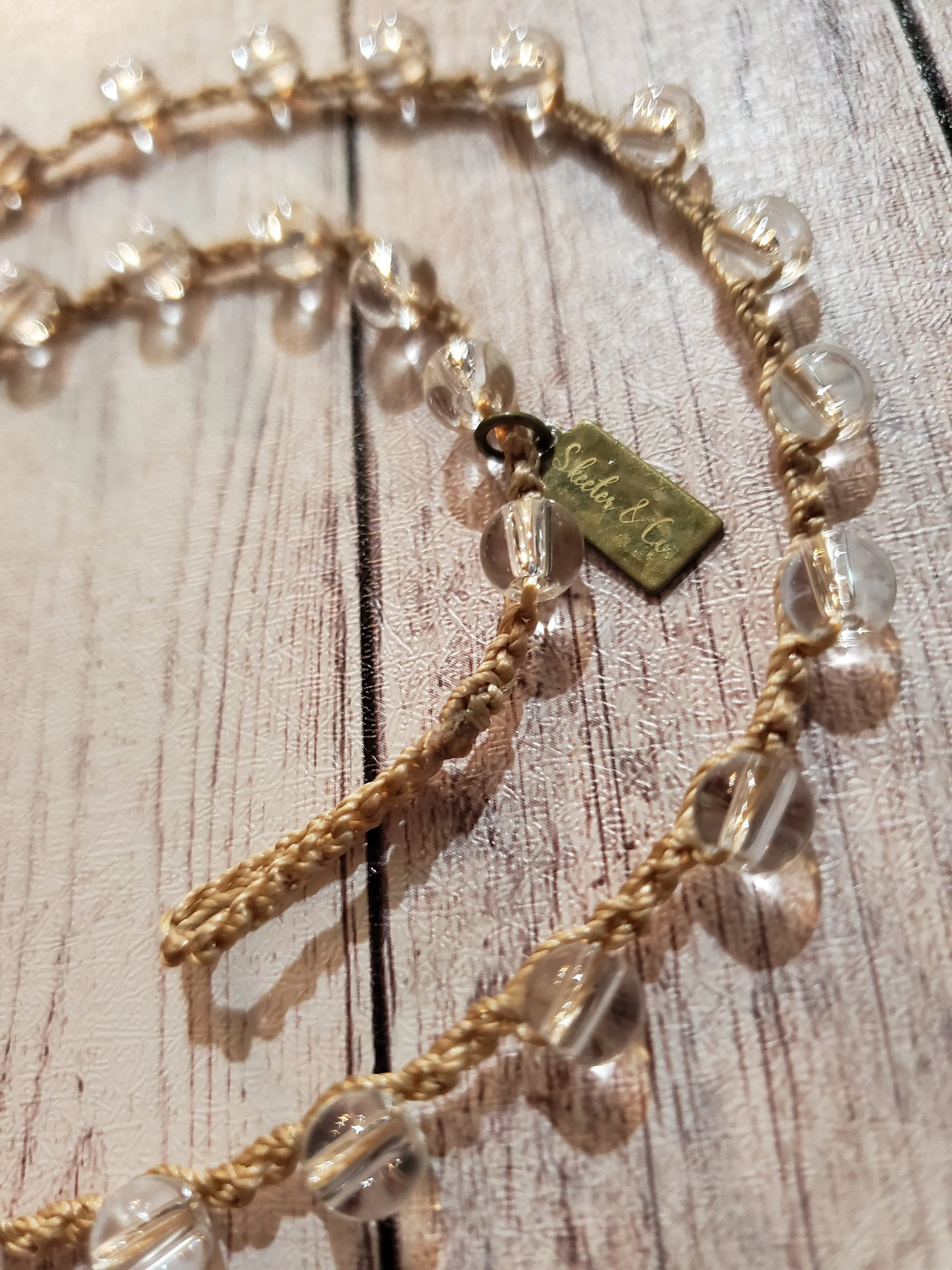 Jocelyn- Clear Bead Choker