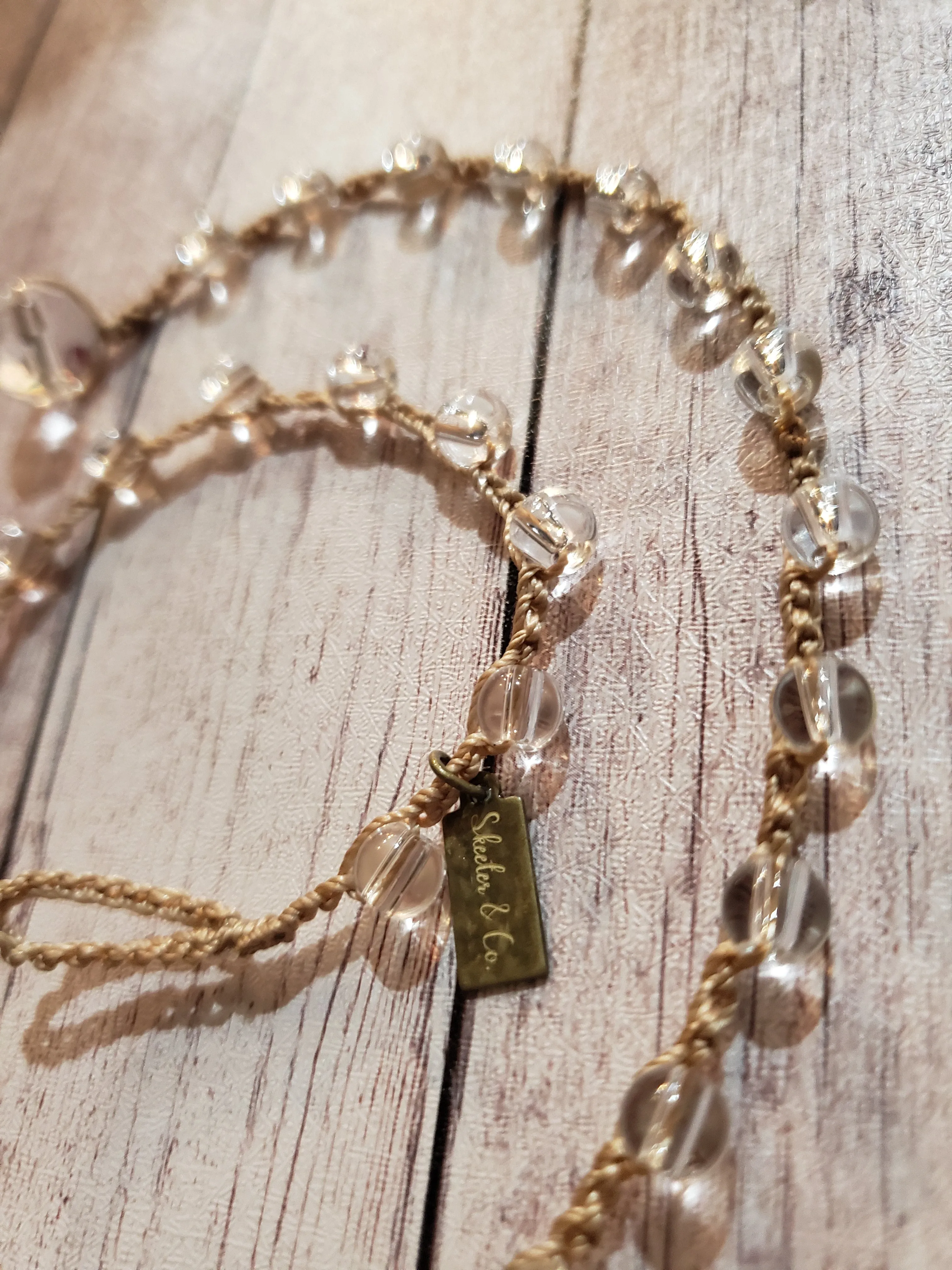 Jocelyn- Clear Bead Choker