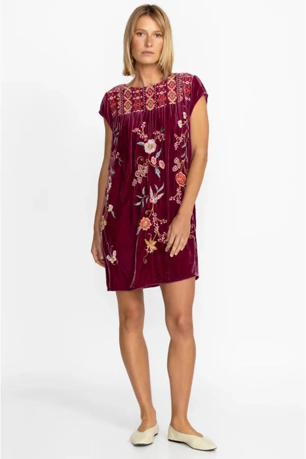 Johnny Was Suki Petal Sleeve Tunic Dress