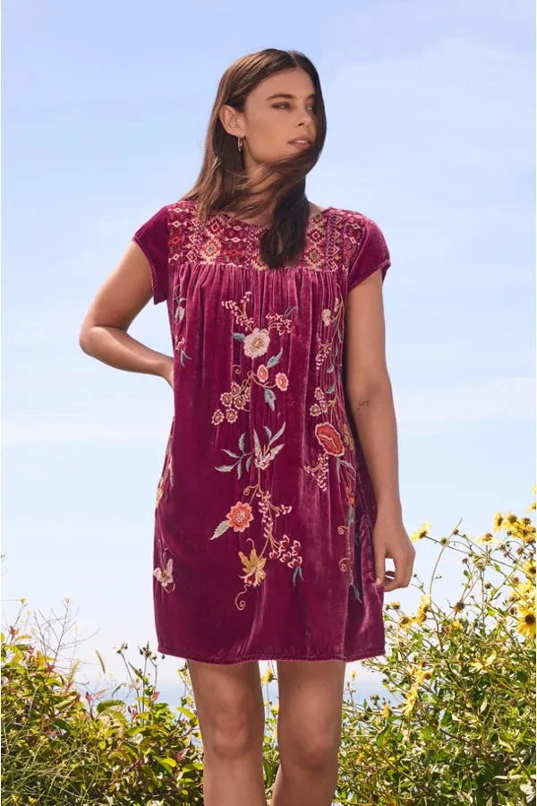 Johnny Was Suki Petal Sleeve Tunic Dress