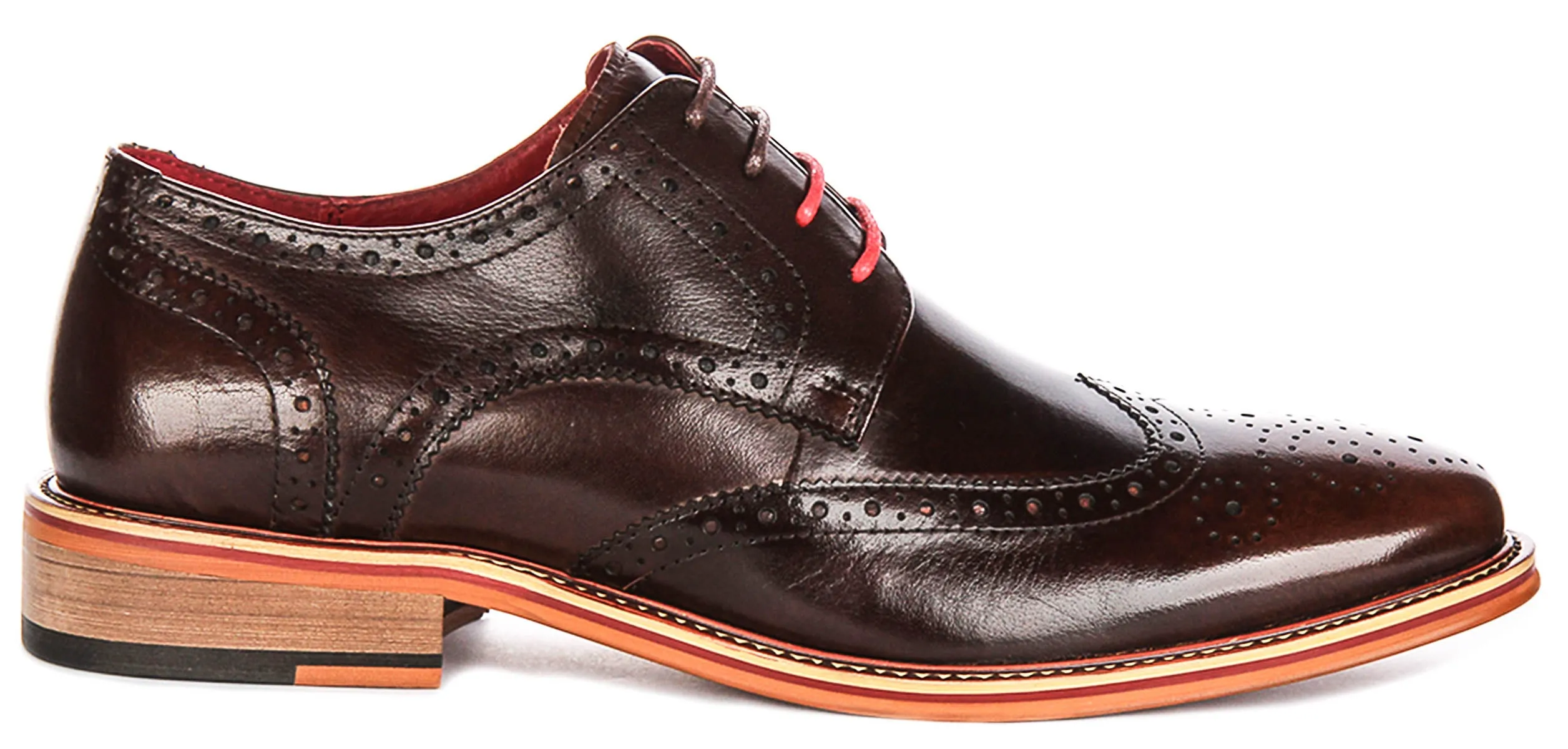 Justinreess England Dover In Dark Brown For Men