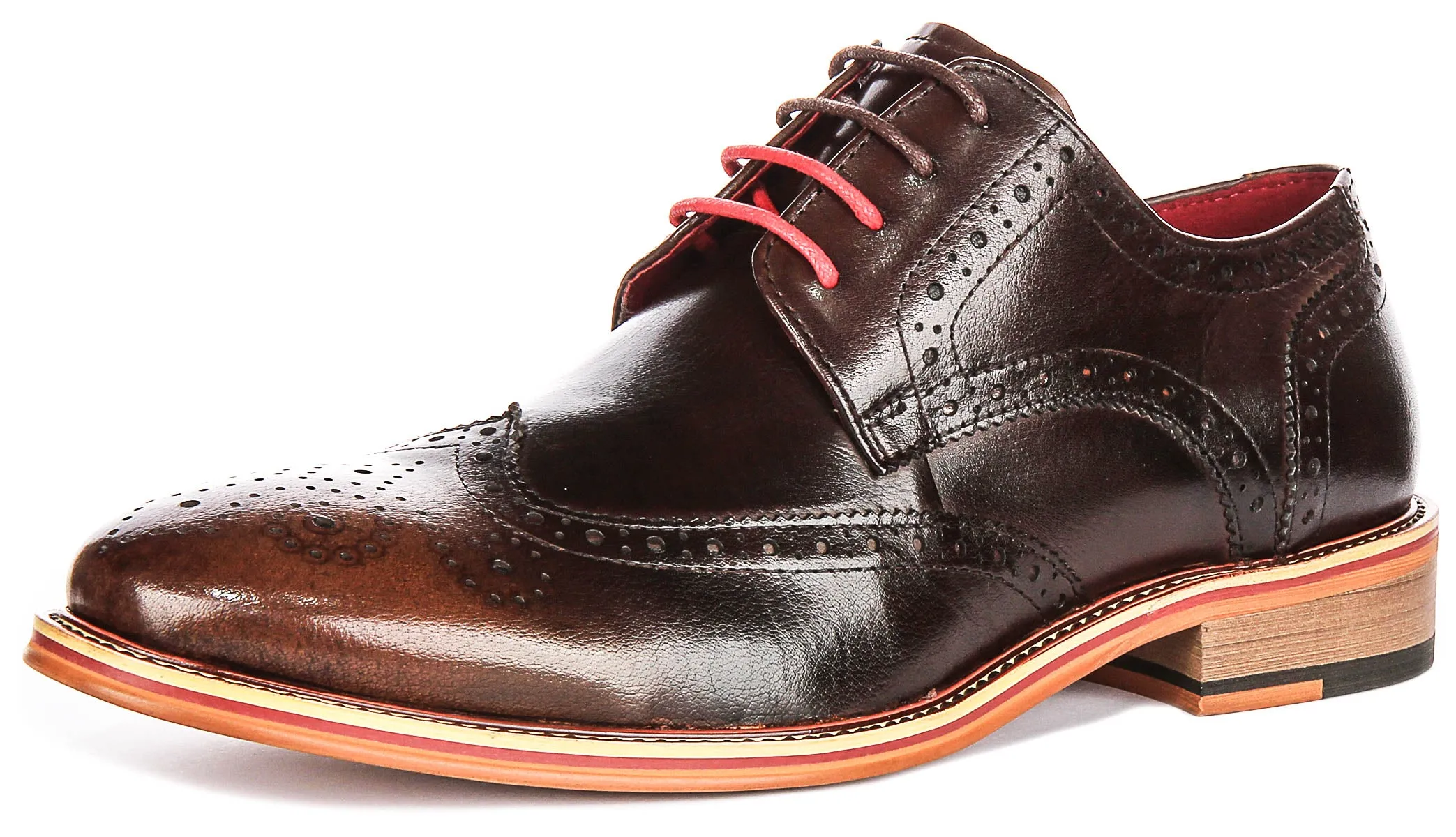 Justinreess England Dover In Dark Brown For Men