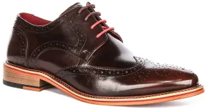Justinreess England Dover In Dark Brown For Men