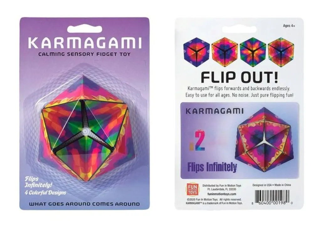 Karmagami Calming Sensory Toy “Pixel” Patterns, Ages 4 to adult
