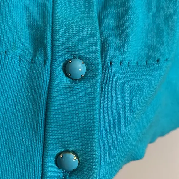 Kate spade Floral Beaded Kati Cardigan with butterfly bee and flowers