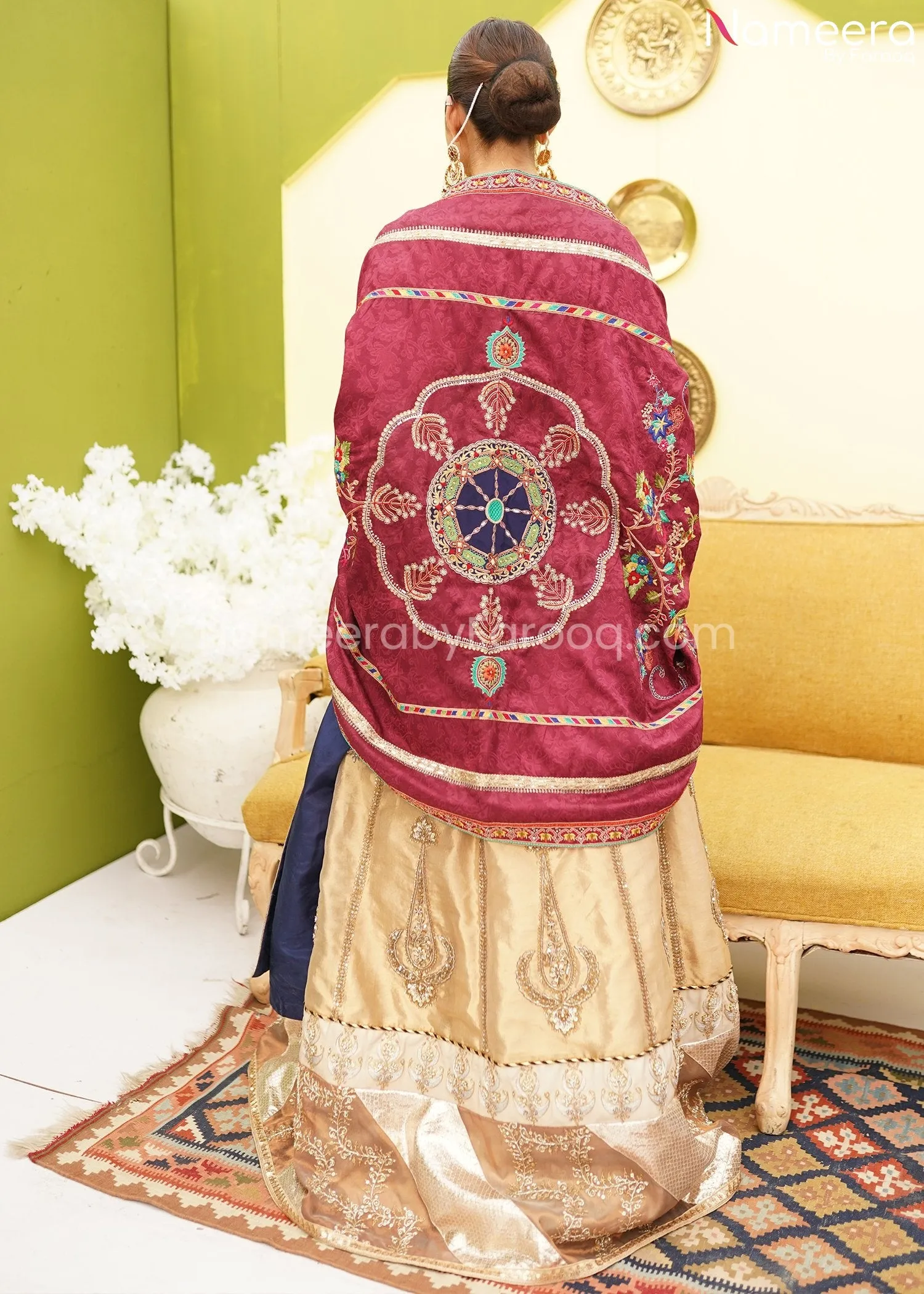 Latest Pakistani Lehenga Choli Online Shopping #BR129