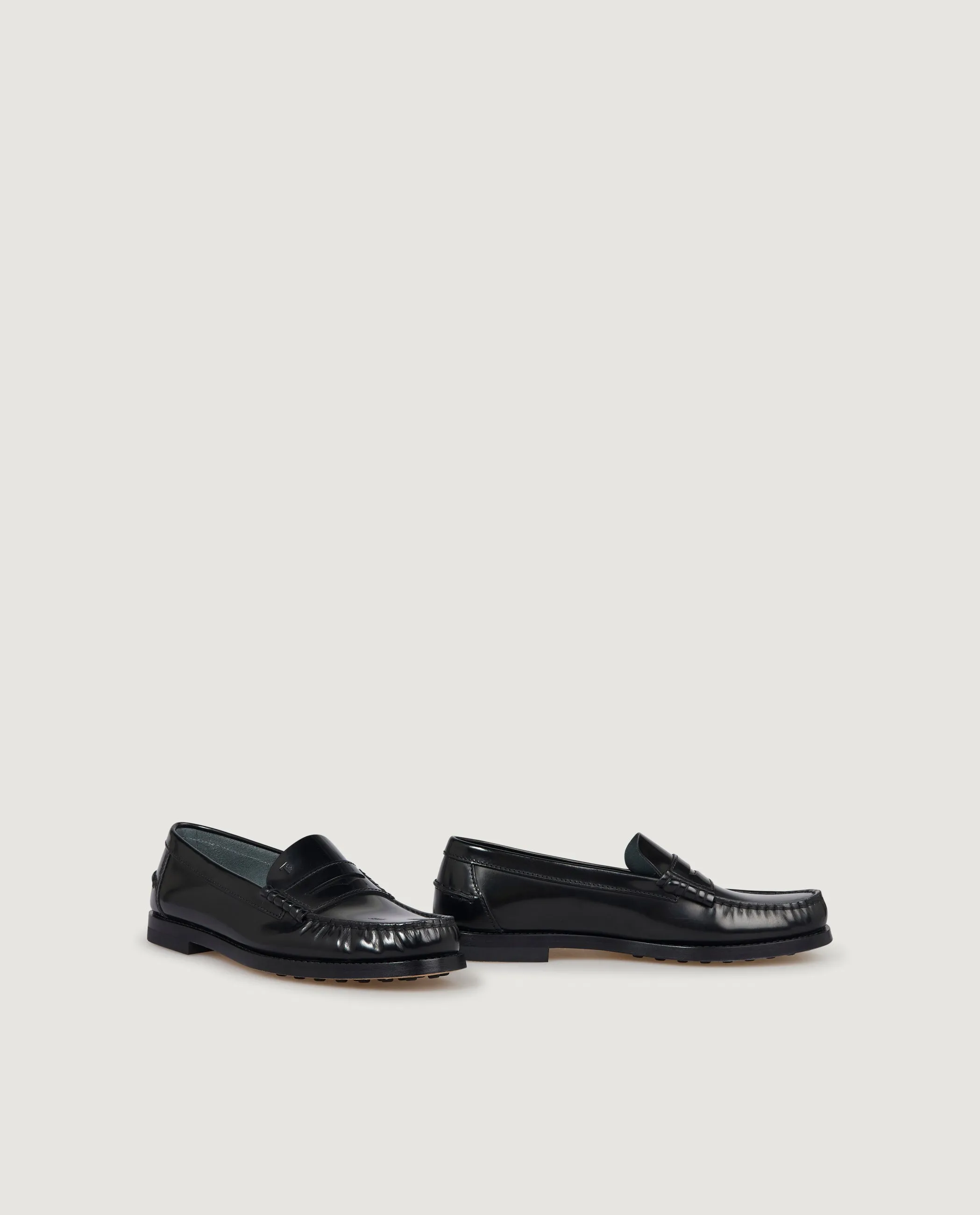 Lederen Loafers - Zwart