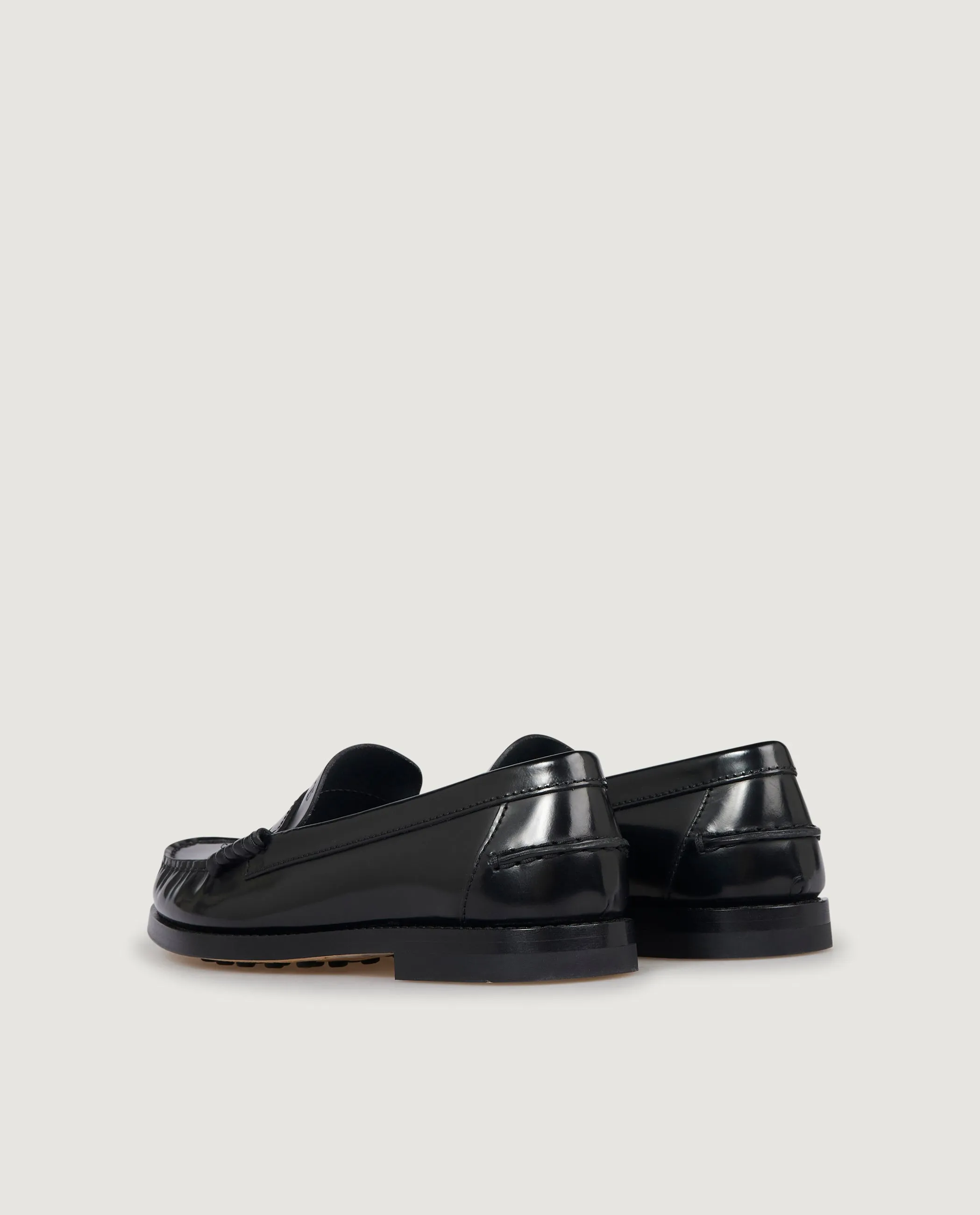 Lederen Loafers - Zwart