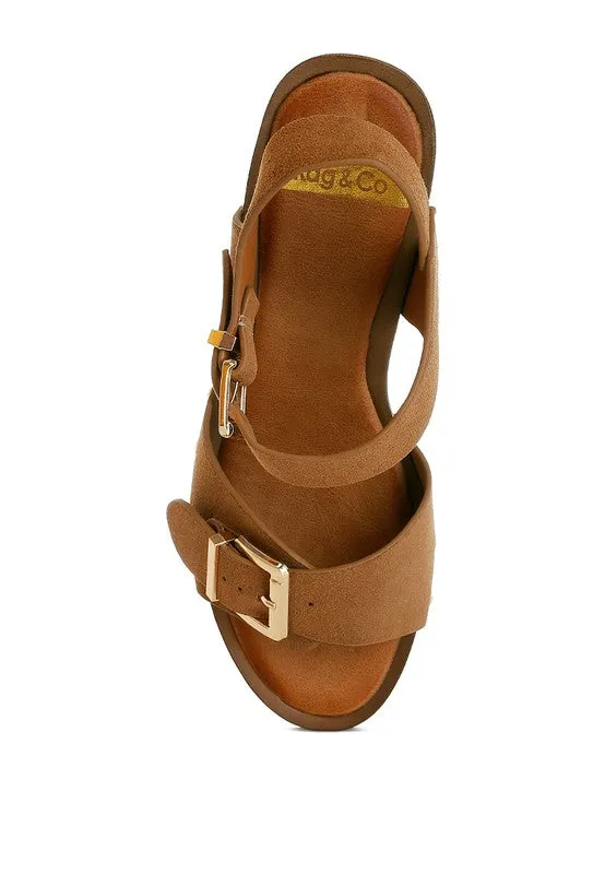 Lhasa Real Suede Leather Clog Sandals