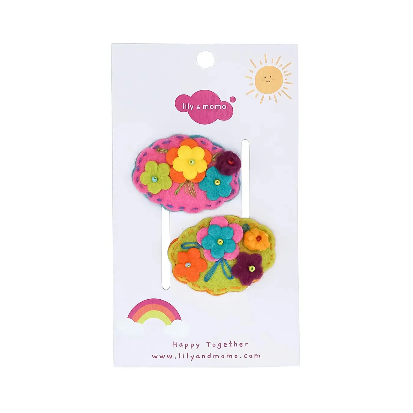 Lily and Momo Hair Clips - Willow Flower - Assorted