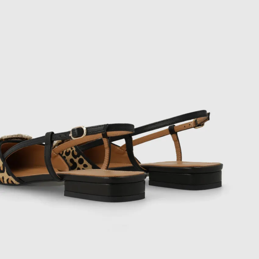 Lodi - BO5504 Leopard Slingback