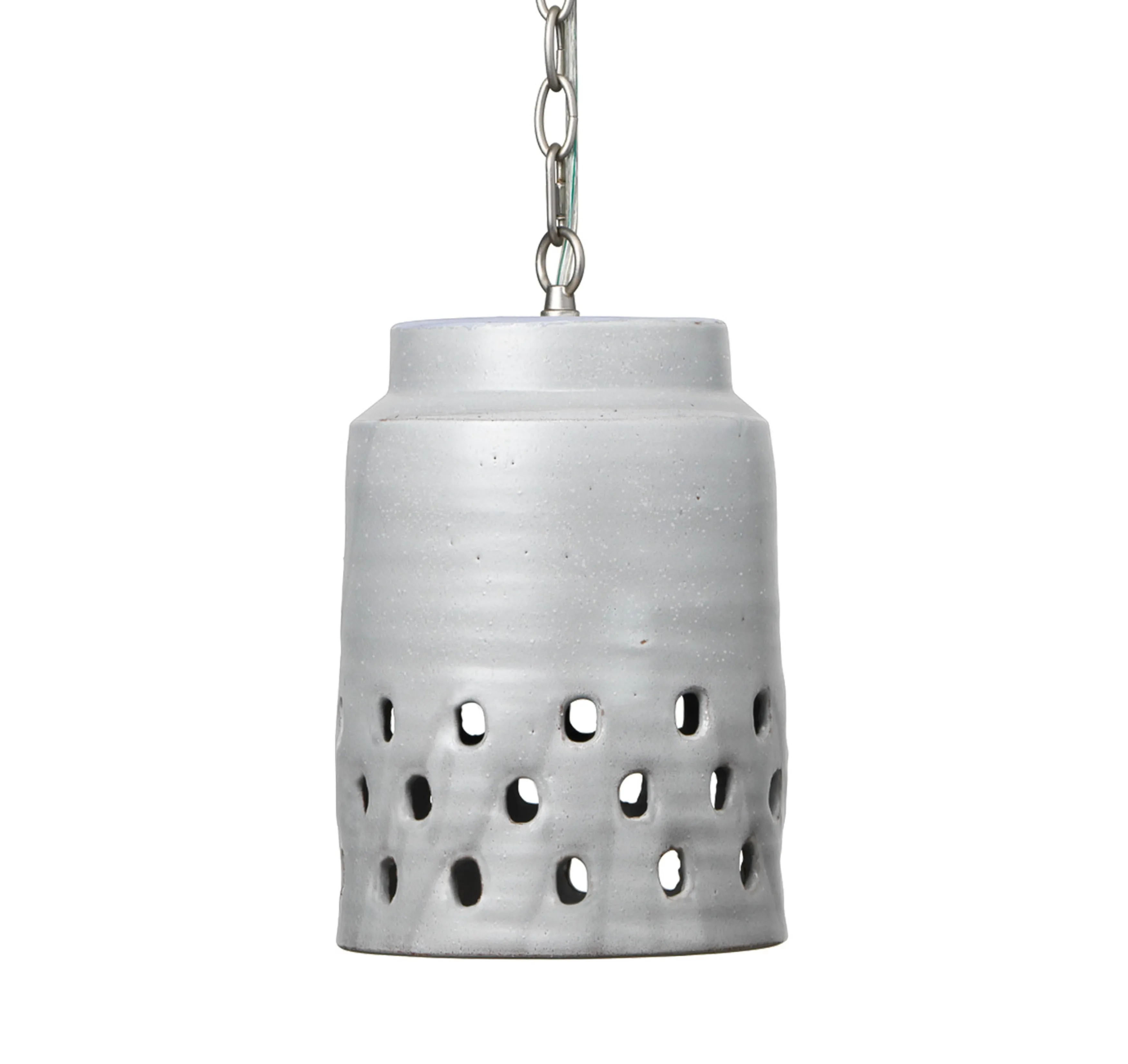LONG PERFORATED PENDANT