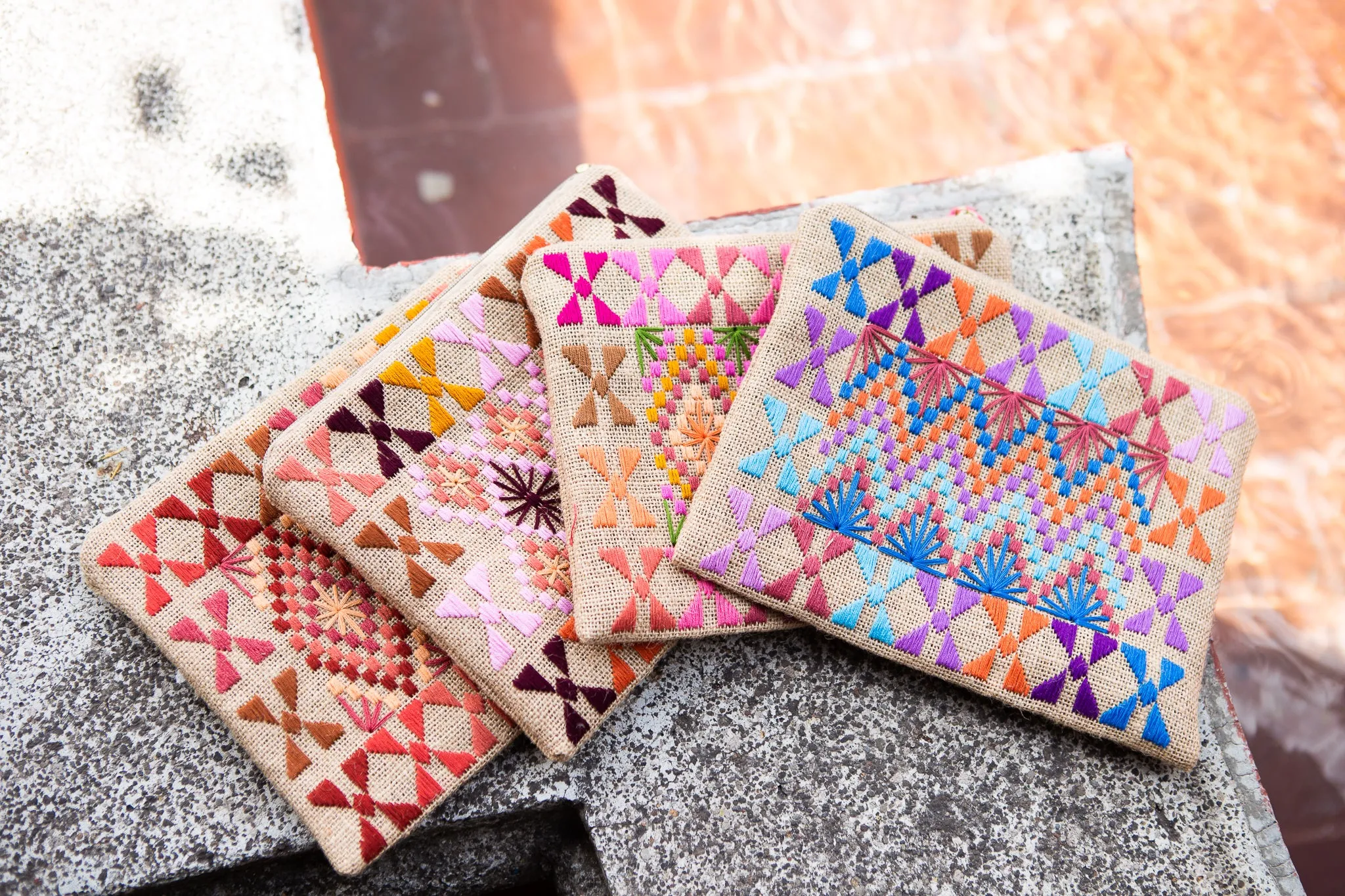 Louisa Embroidered Clutch