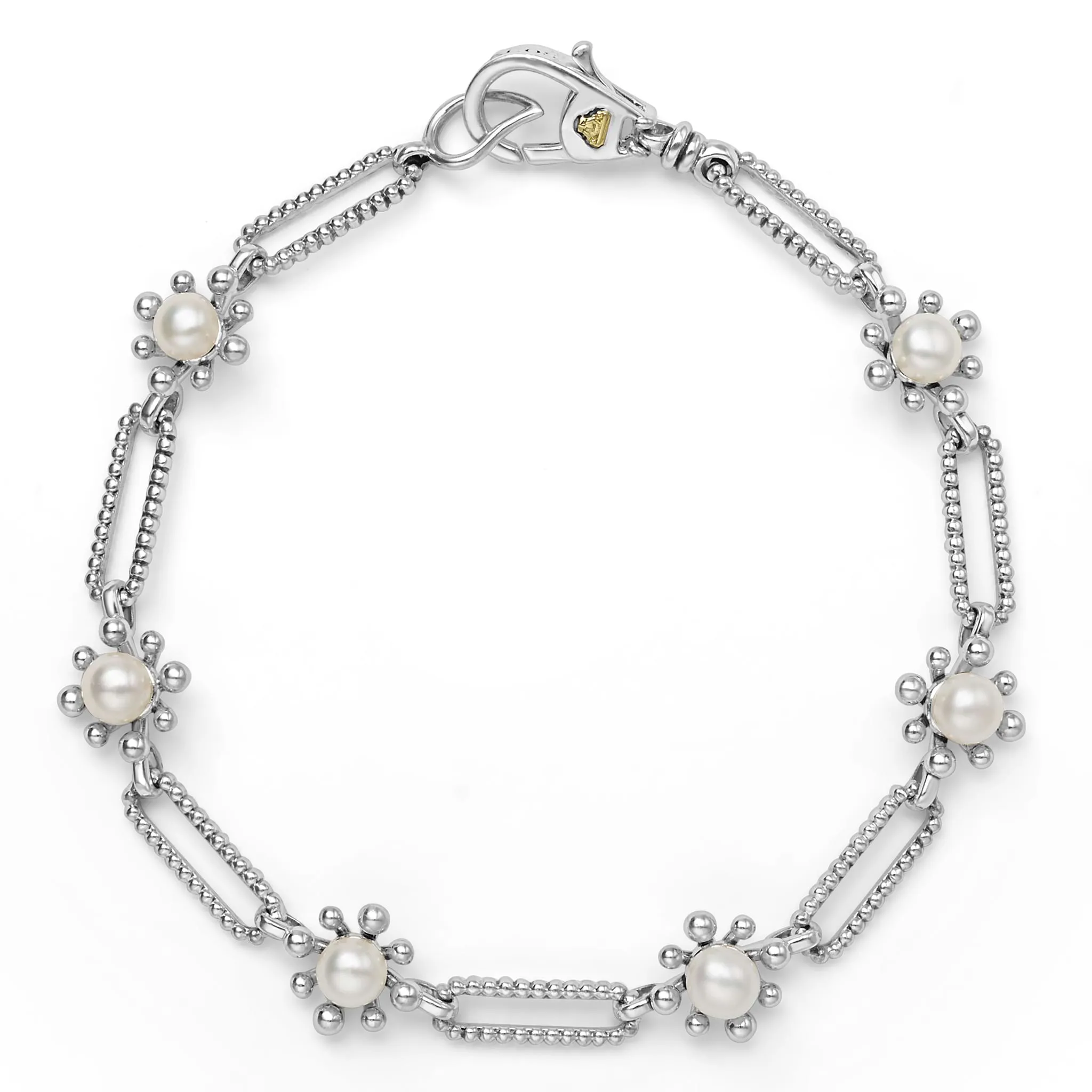 Luna Sterling Silver Pearl Bracelet Gift Set