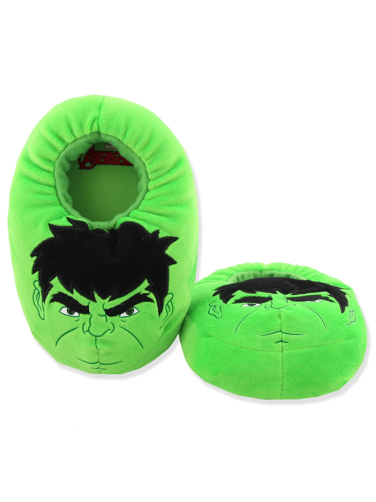 Marvel Avengers Hulk Kids Plush Mooshy Slippers
