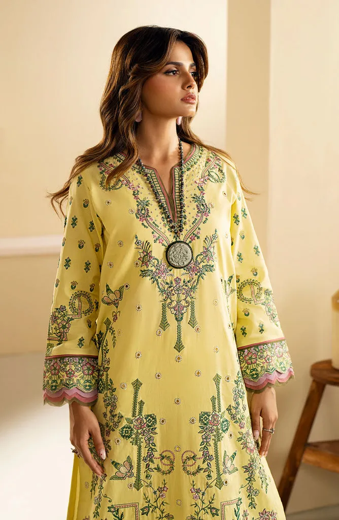 MARYUM & MARIA | Premium Lawn'24 | YELLOW IRIS| VERA MS24-635