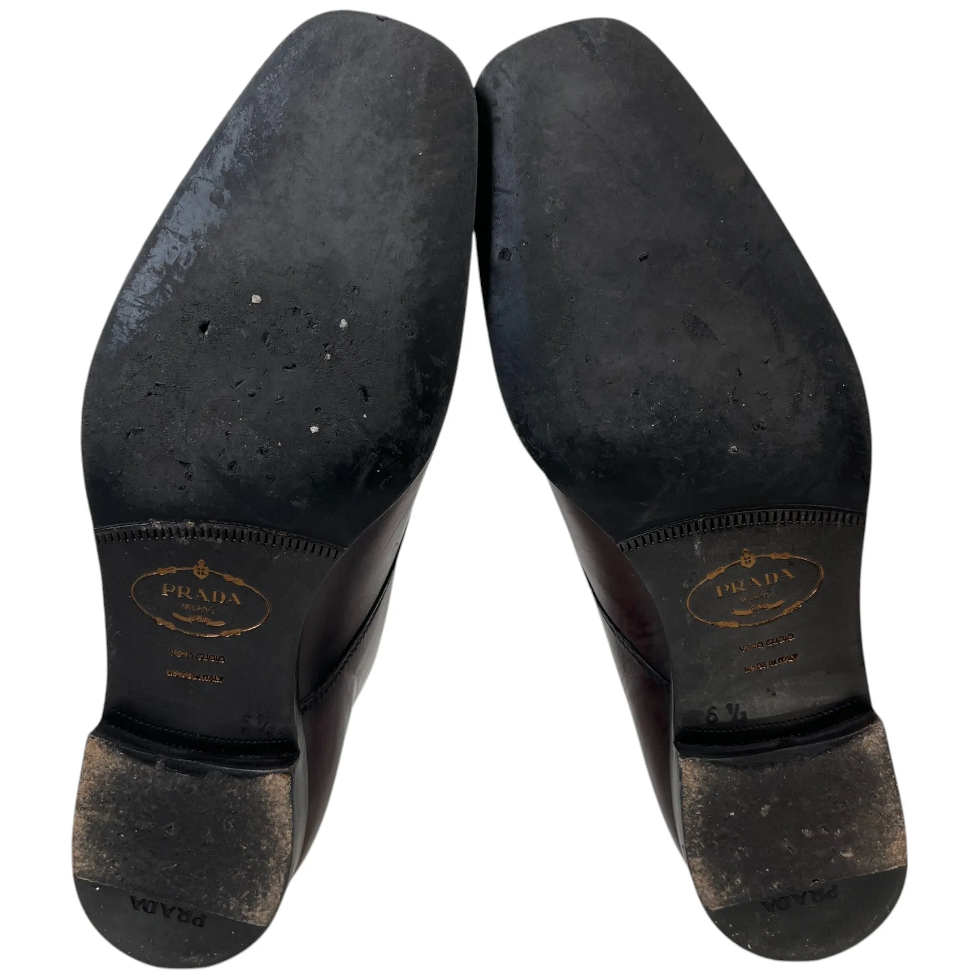 Men's Derby Loafers Brown Size EU 40.5 / UK 6.5