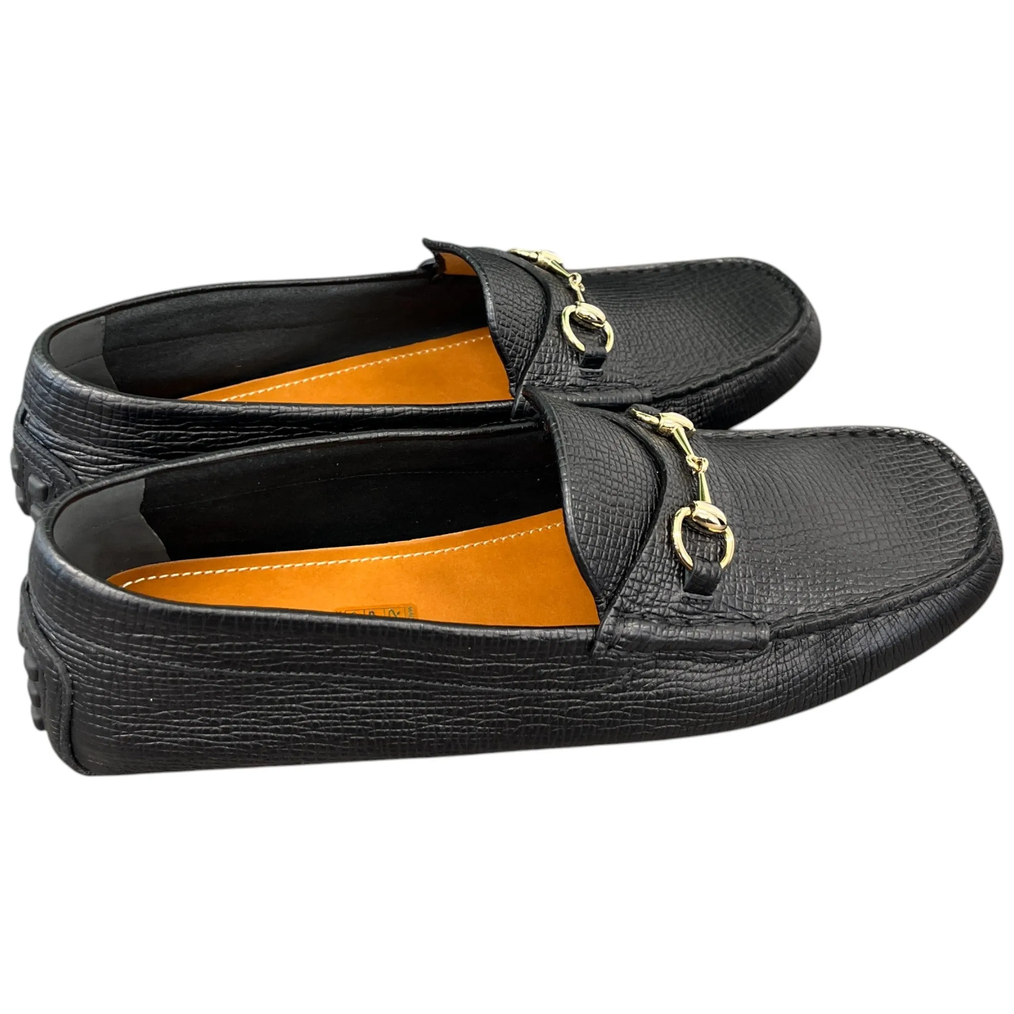 Men's Driver Horsebit Loafers Black Size EU 46 / UK 12