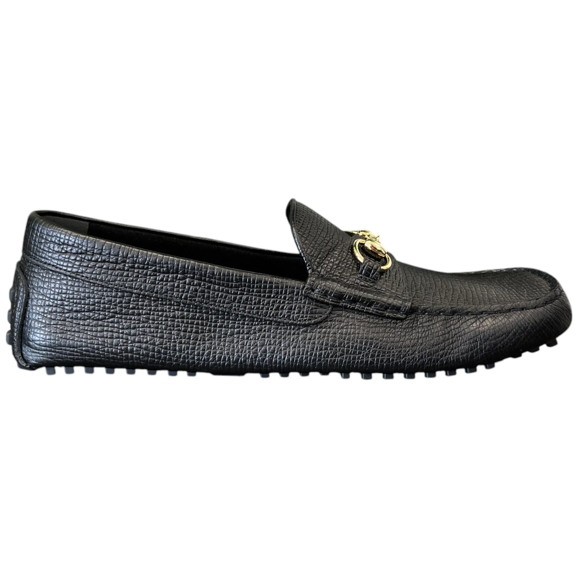Men's Driver Horsebit Loafers Black Size EU 46 / UK 12