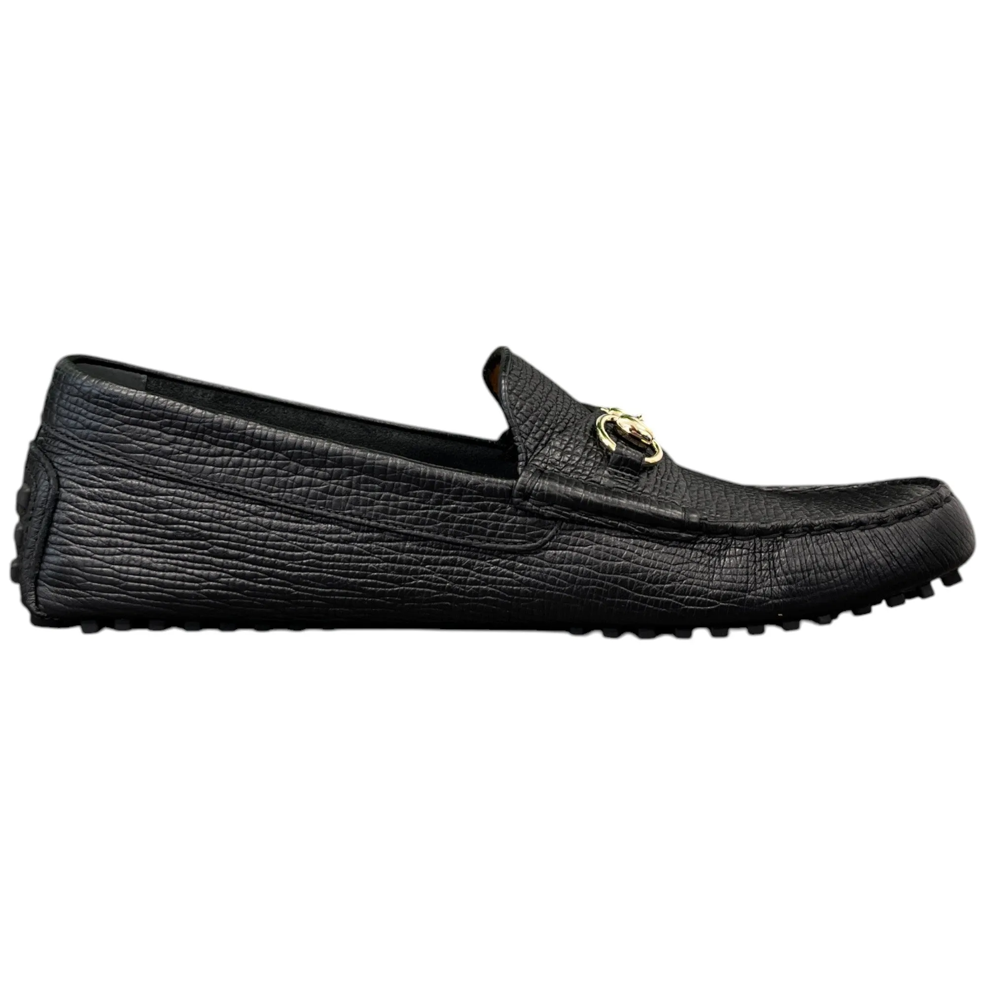 Men's Driver Horsebit Loafers Black Size EU 46 / UK 12