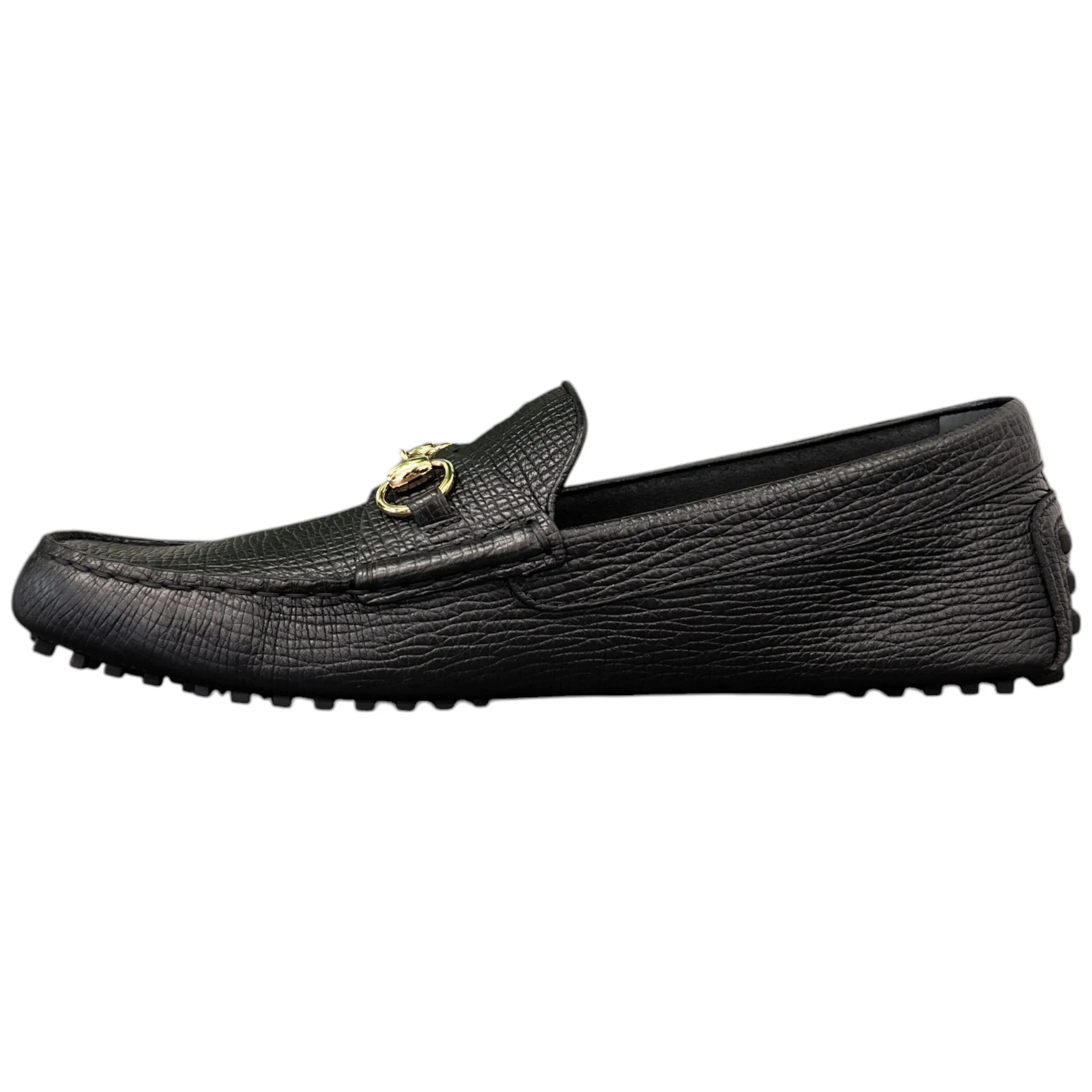 Men's Driver Horsebit Loafers Black Size EU 46 / UK 12