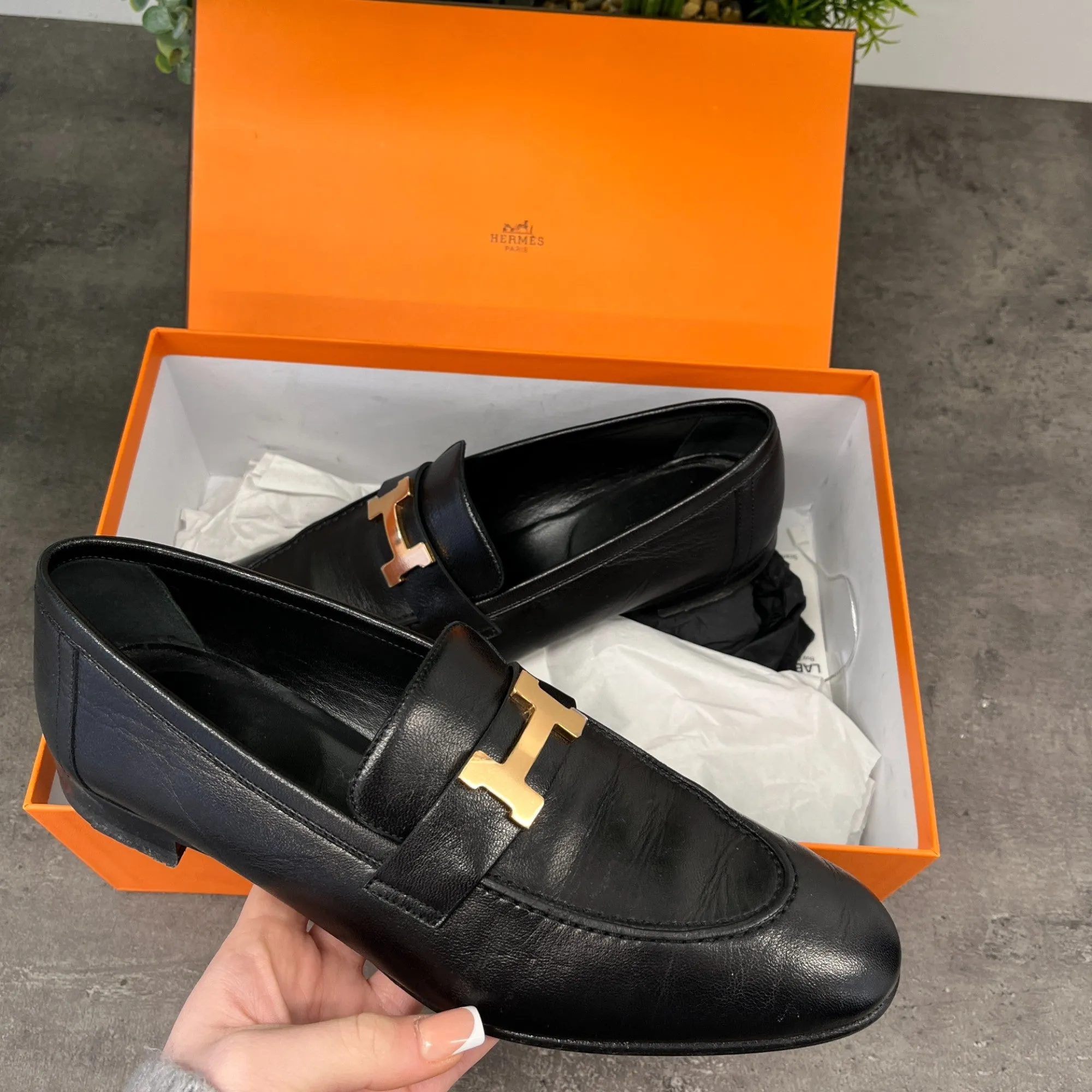 Men's Paris Loafers Black Size EU 40 / UK 6