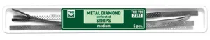 Metal Diamond Perforated Strips, Medium 5pcs