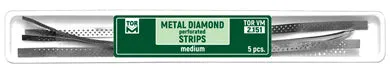Metal Diamond Perforated Strips, Medium 5pcs