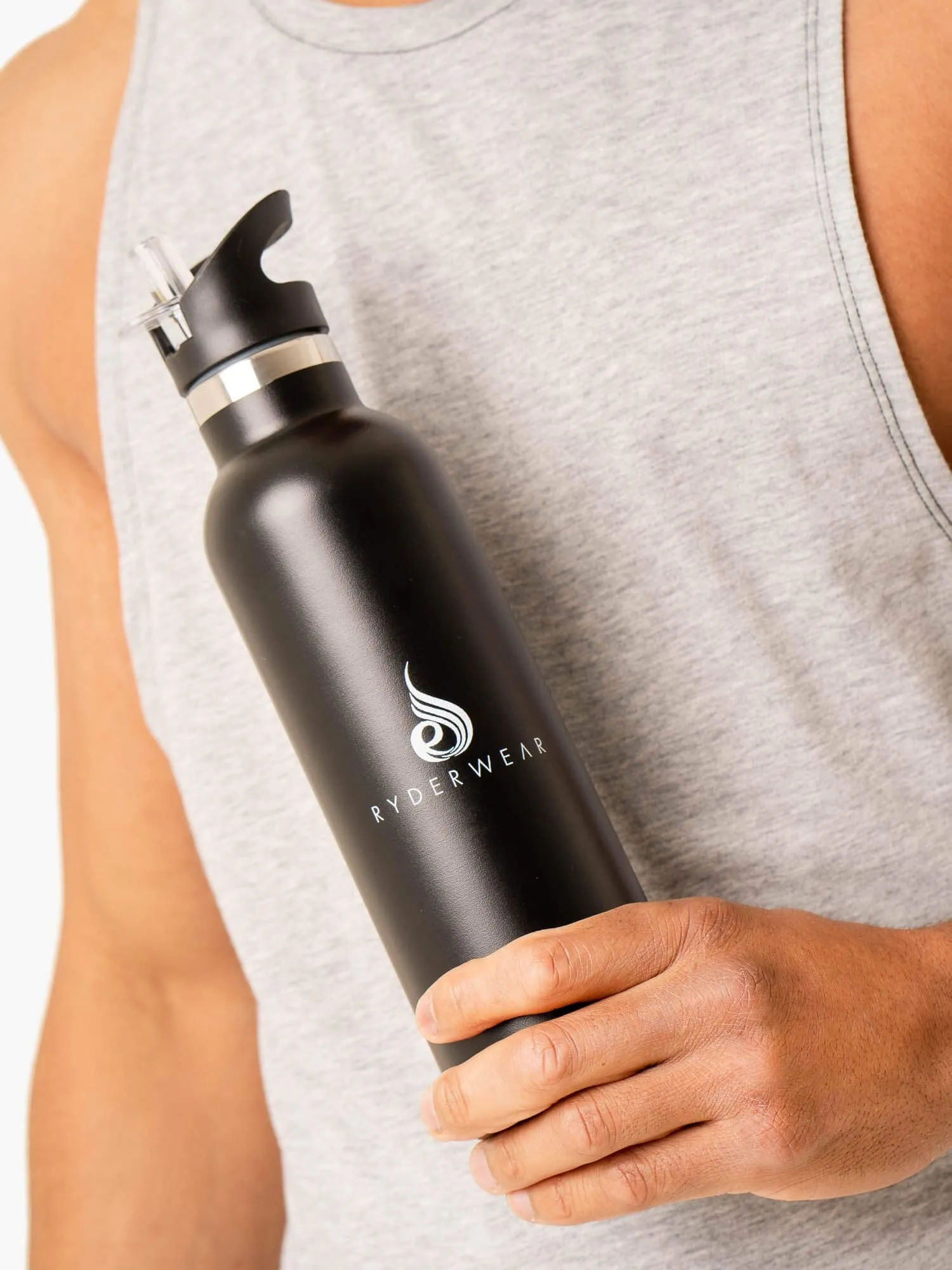 Metal Water Bottle - Black