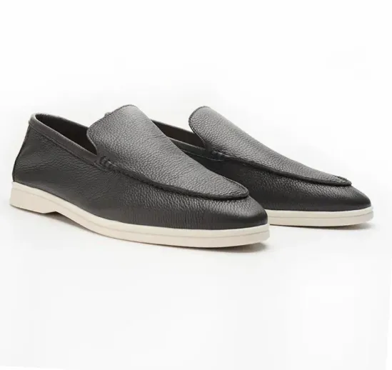 Mevario Cowhide Leather Loafers