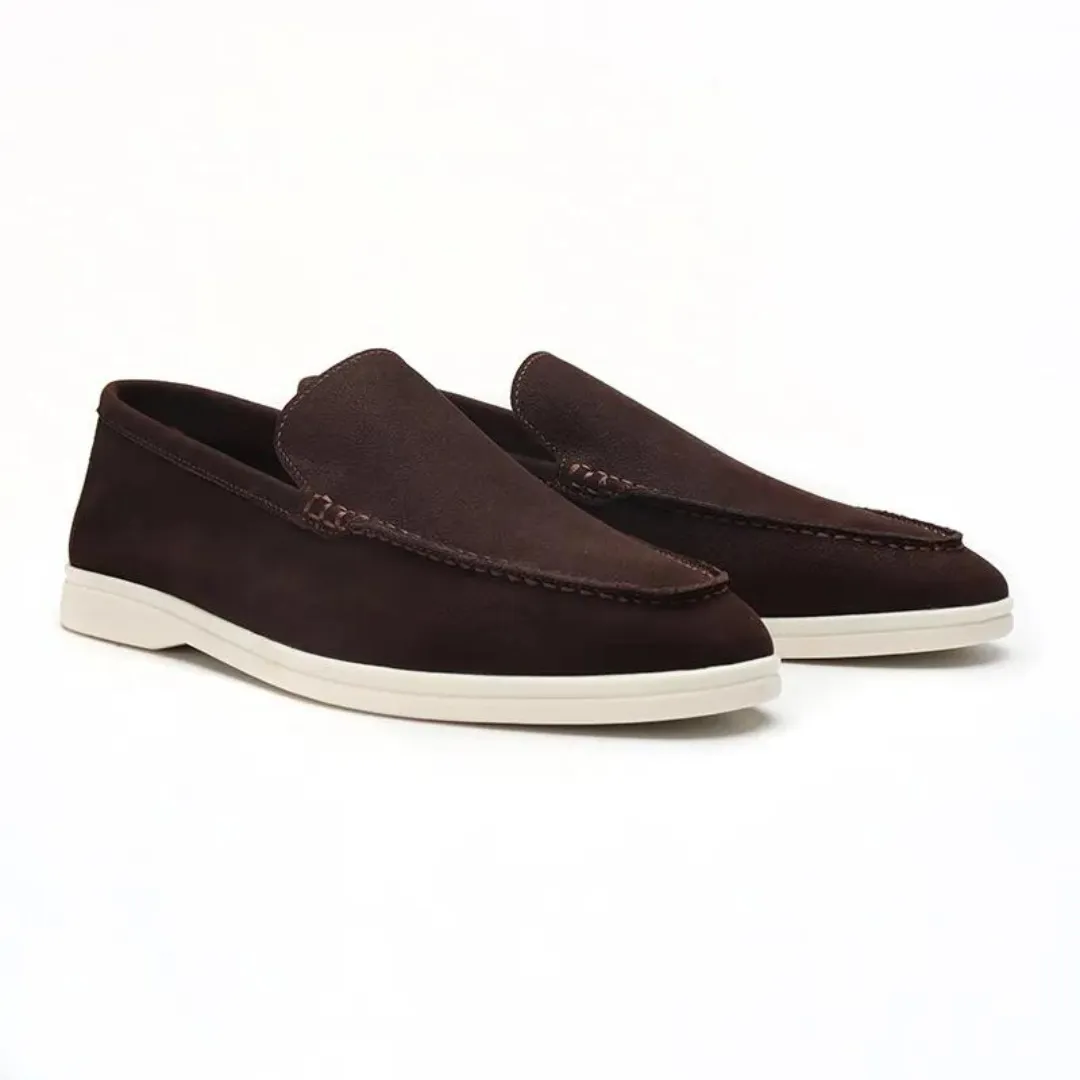 Mevario Cowhide Leather Loafers