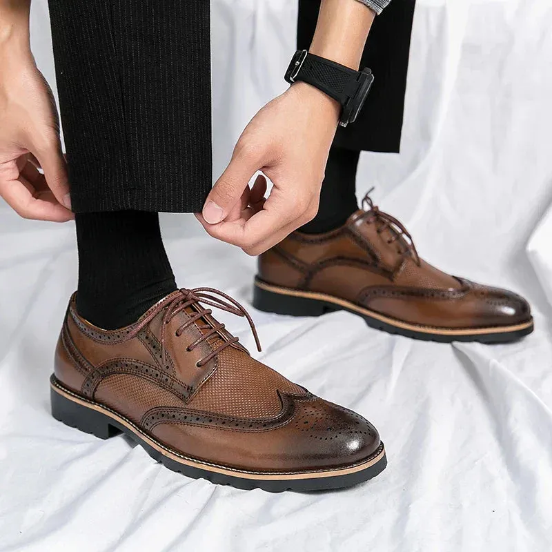 Mevario Handmade Leather Classic Shoes