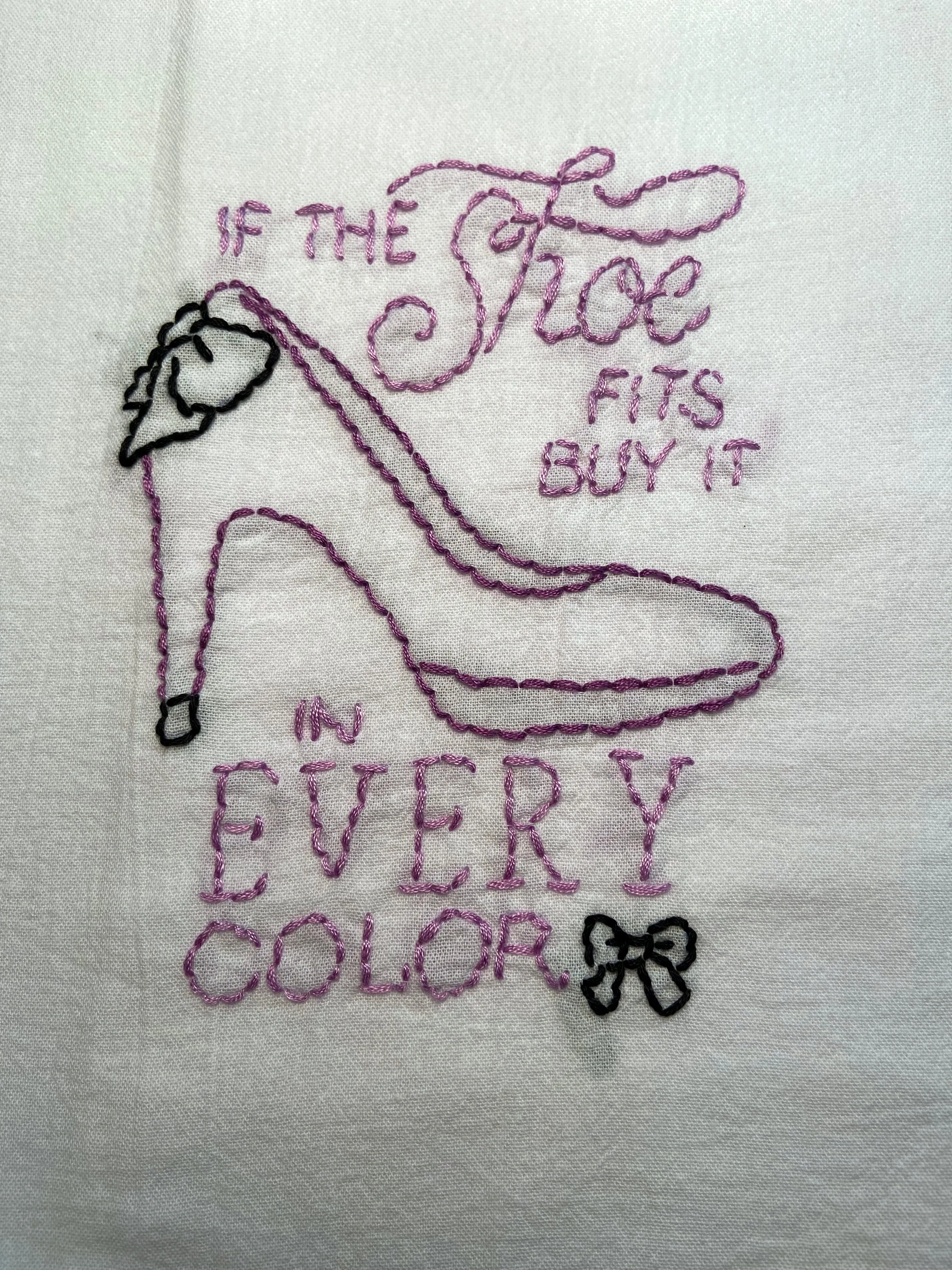 Millie's Tea Towels, Hand Embroidered: Words of Wisdom Collection (9 to choose from)