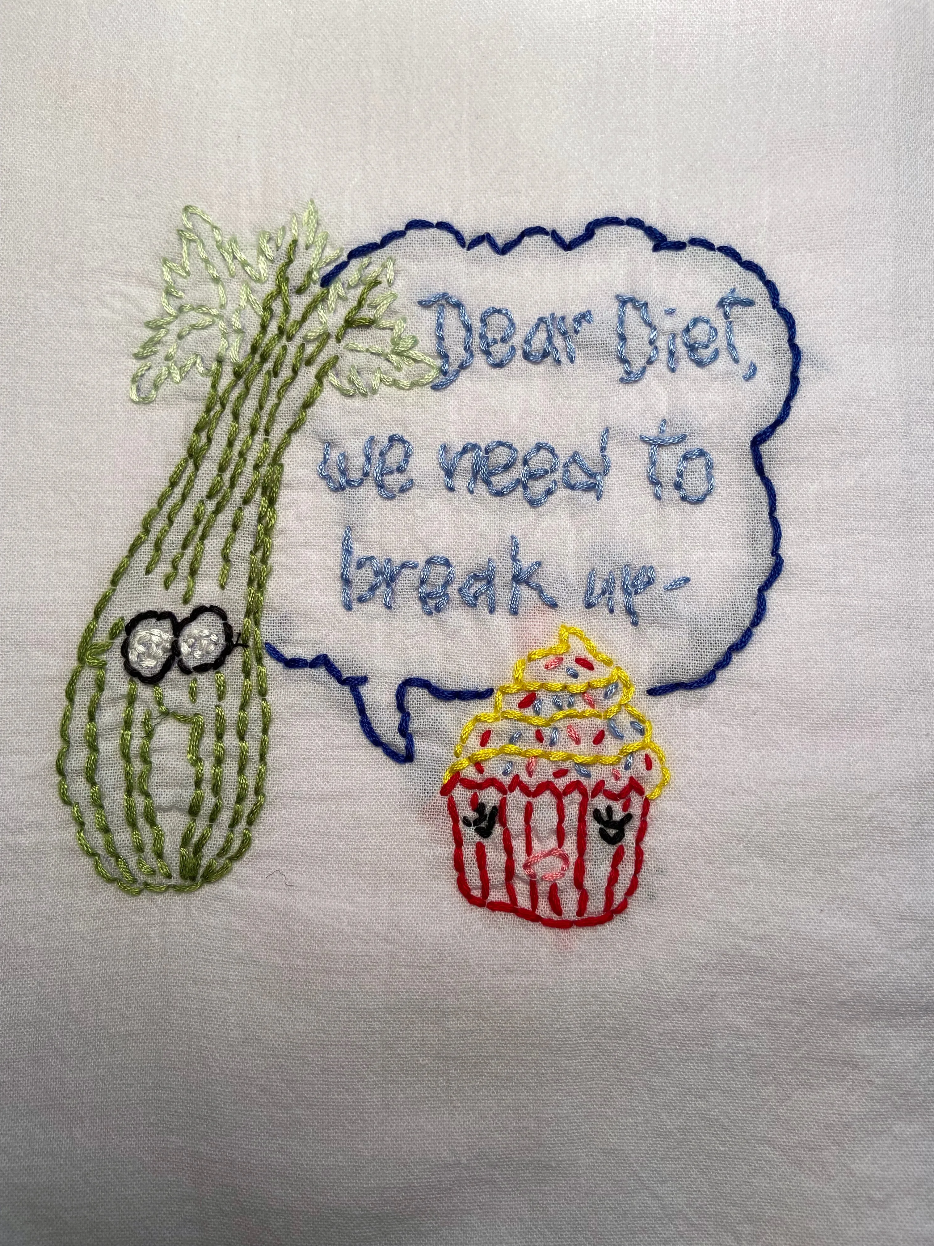 Millie's Tea Towels, Hand Embroidered: Words of Wisdom Collection (9 to choose from)