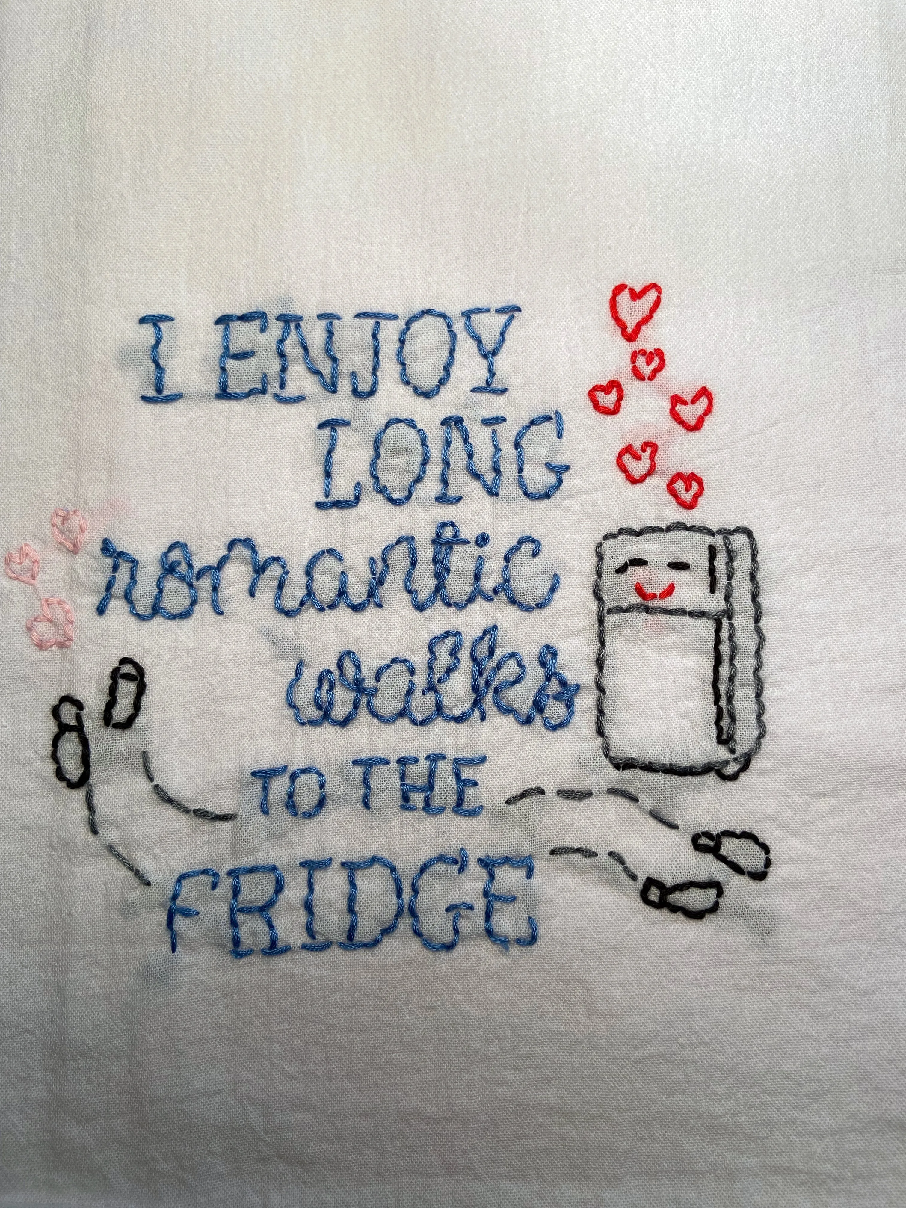 Millie's Tea Towels, Hand Embroidered: Words of Wisdom Collection (9 to choose from)