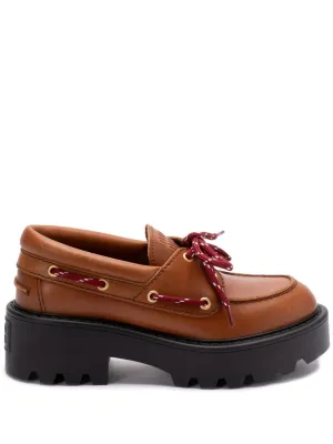 Miu Miu leather loafers