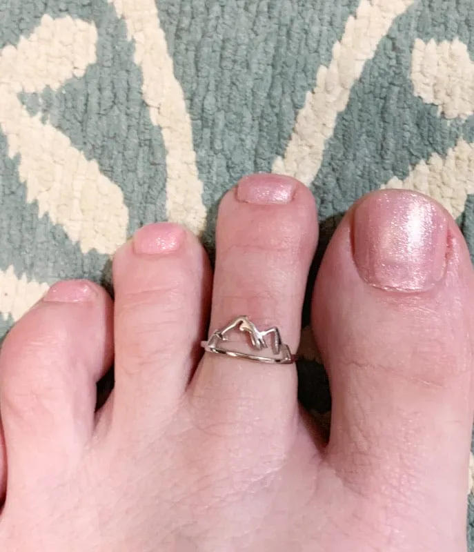 Mountain Range Toe Ring